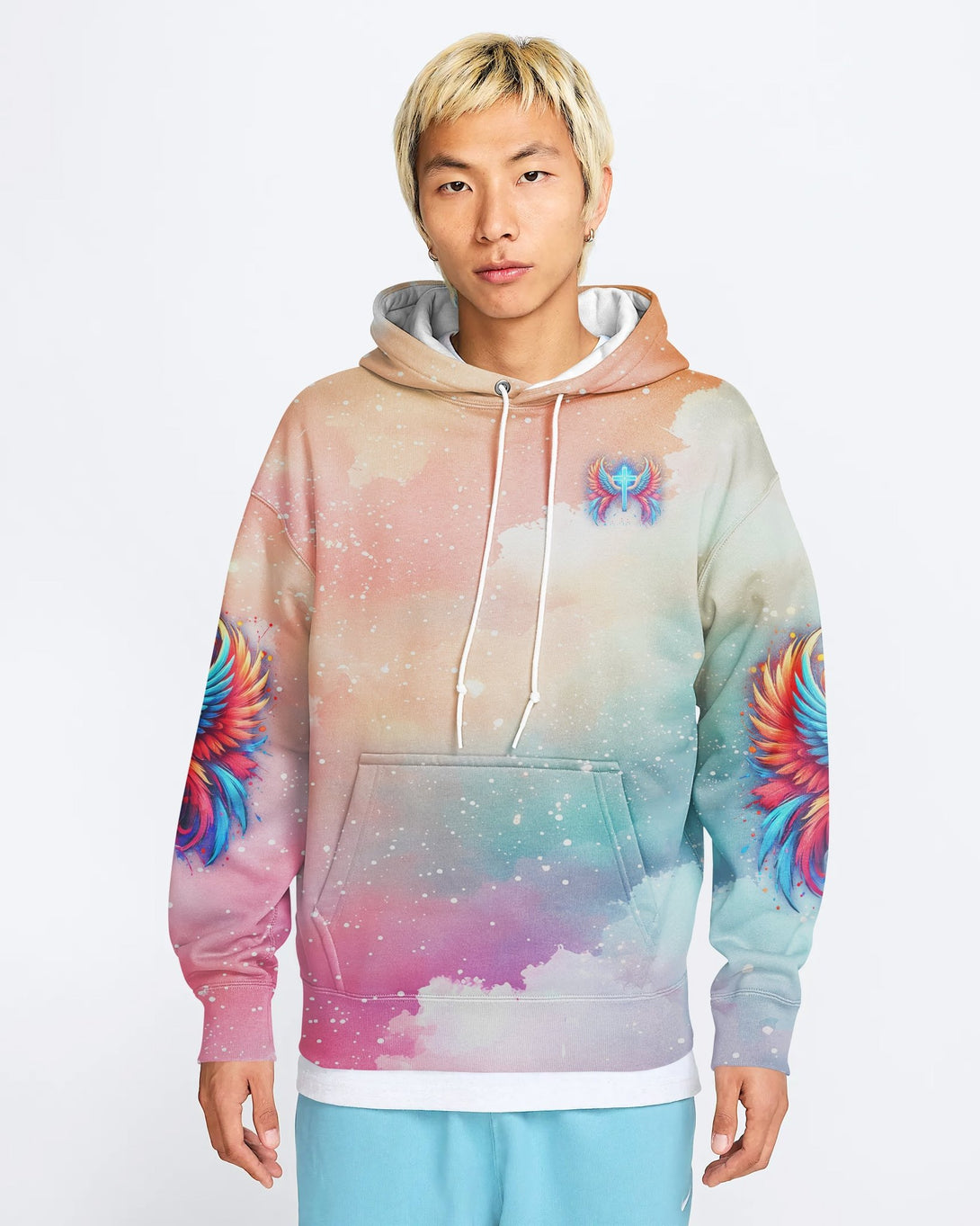 I Can Do All Things Through Christ Who Strengthens Me All Over Print Hoodie - Christ Color