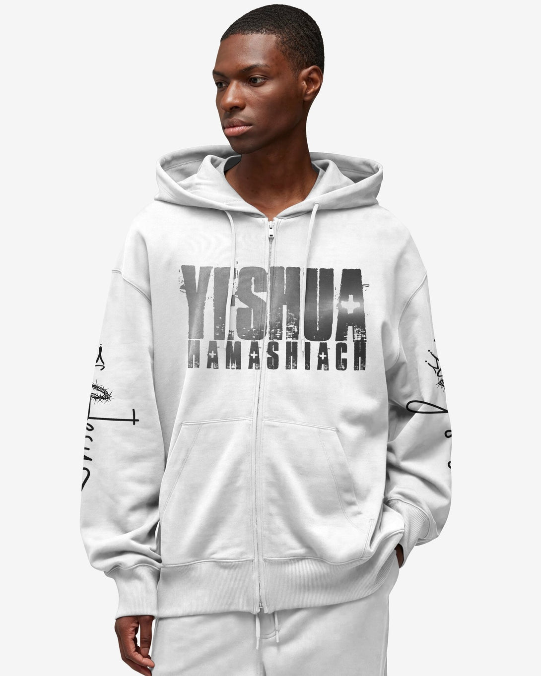 Lion Of Judah Lamb Of God All Over Print Zip Hoodie - Christ Color