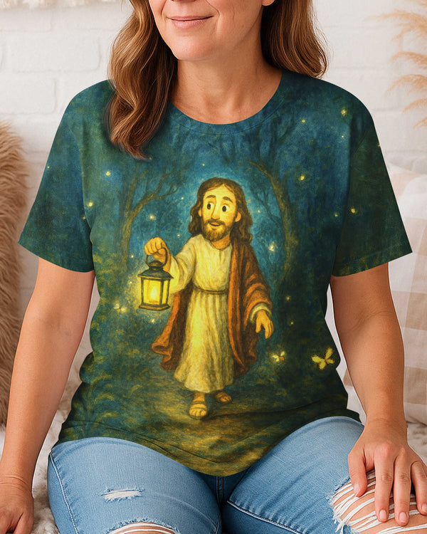 I Am The Light Of The World All Over Print T-Shirt