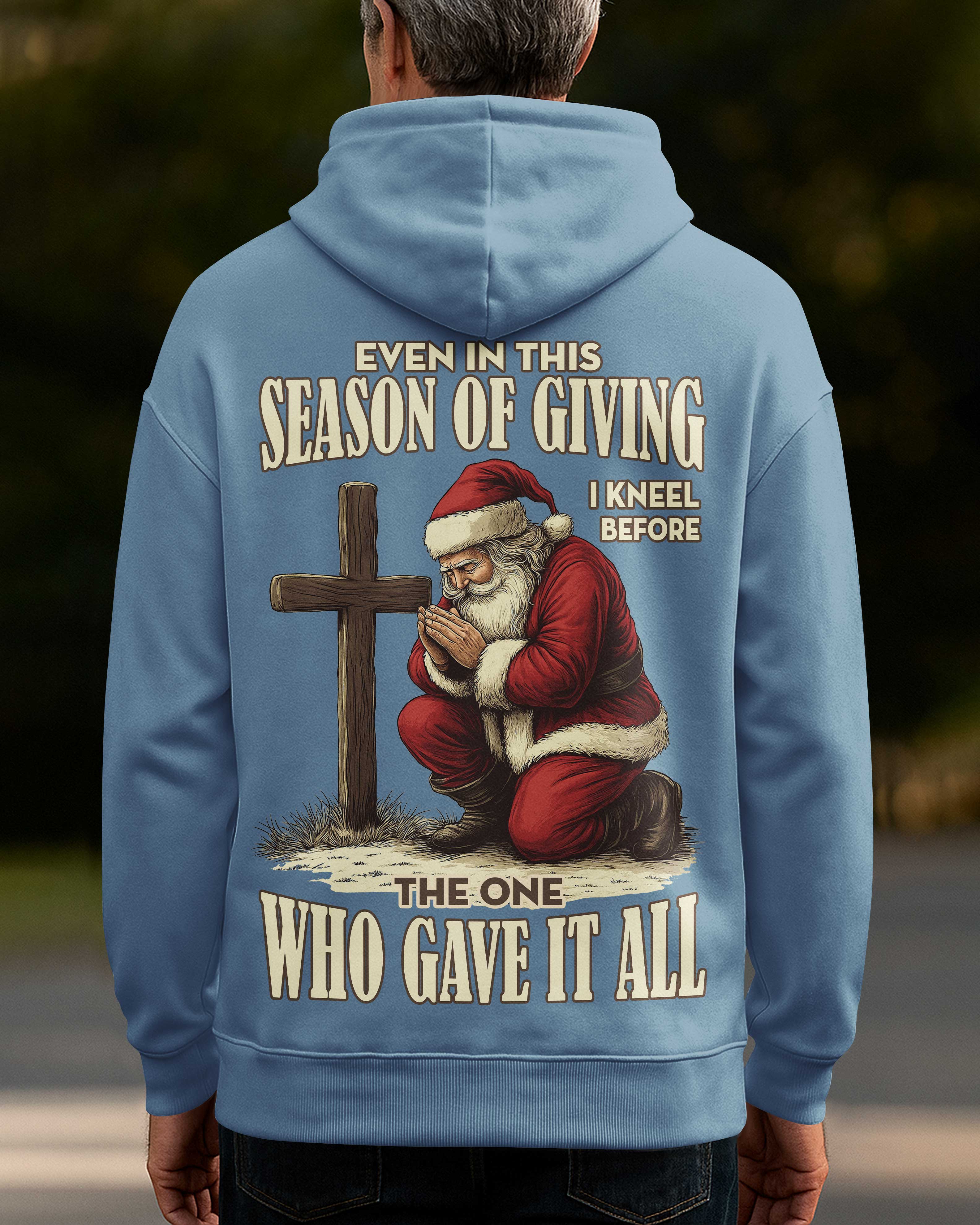Even In This Season Of Giving I Kneel Hoodie