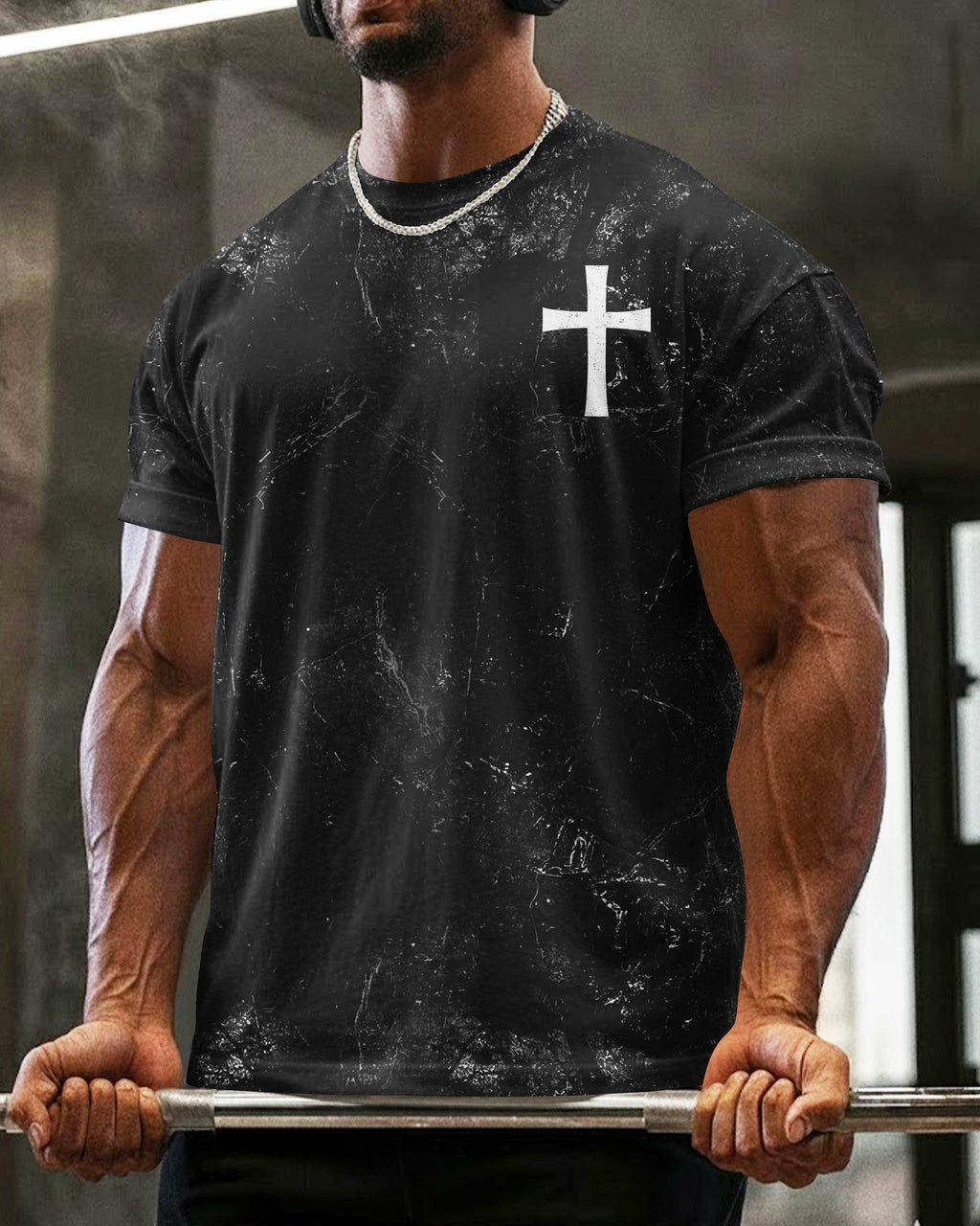 Jesus Built All Over Print T-Shirt