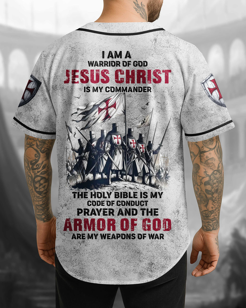 I Am A Warrior Of God Jesus Christ Is My Commander T-Shirt