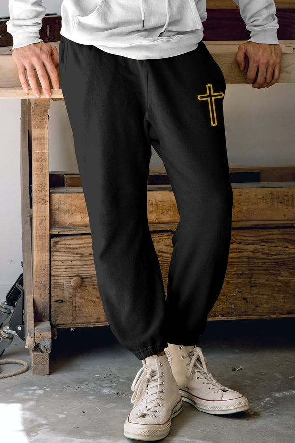 The Devil Is A Liar All Over Print Jogger Pants - Christ Color