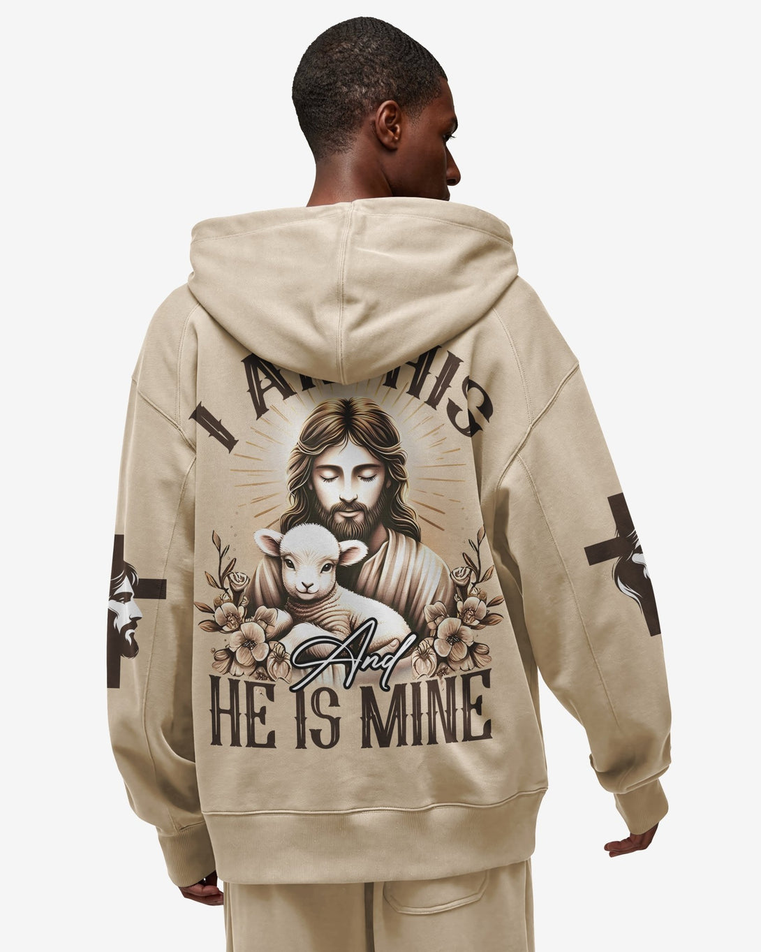 I Am His And He Is Mine All Over Print Zip Hoodie - Christ Color