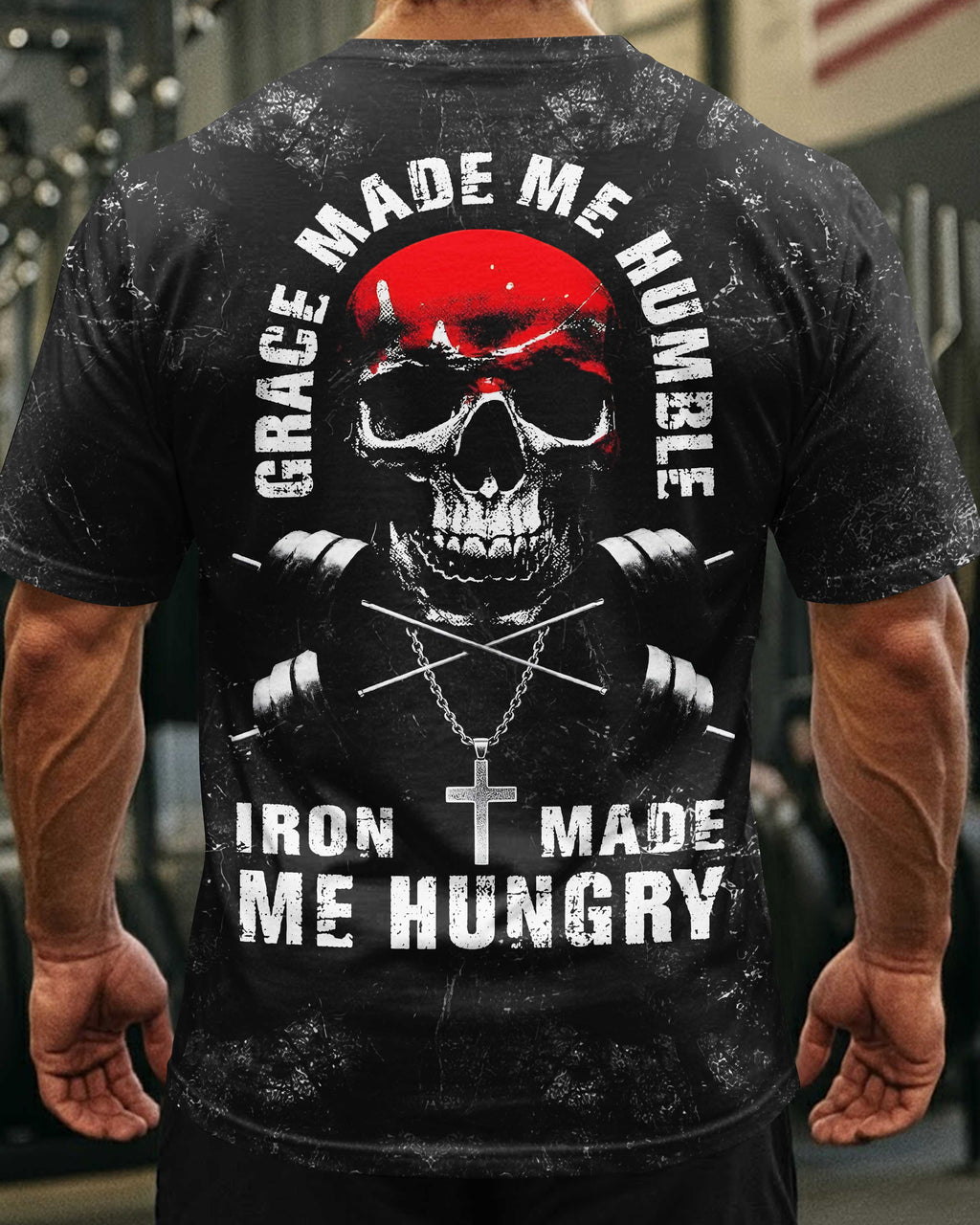 Grace Made Me Humble All Over Print T-Shirt