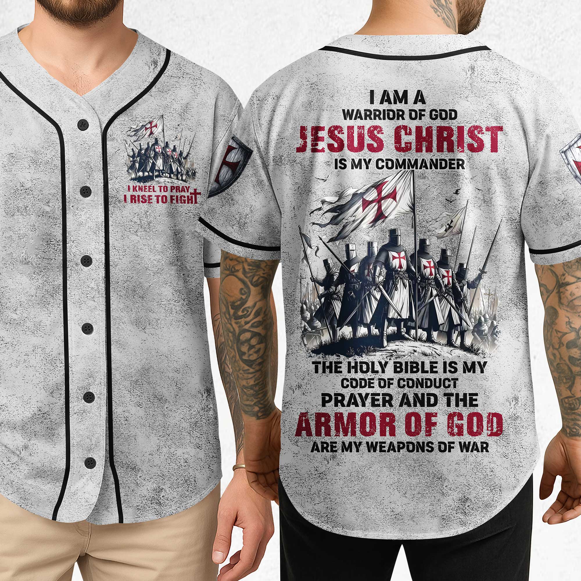 I Am A Warrior Of God Jesus Christ Is My Commander T-Shirt