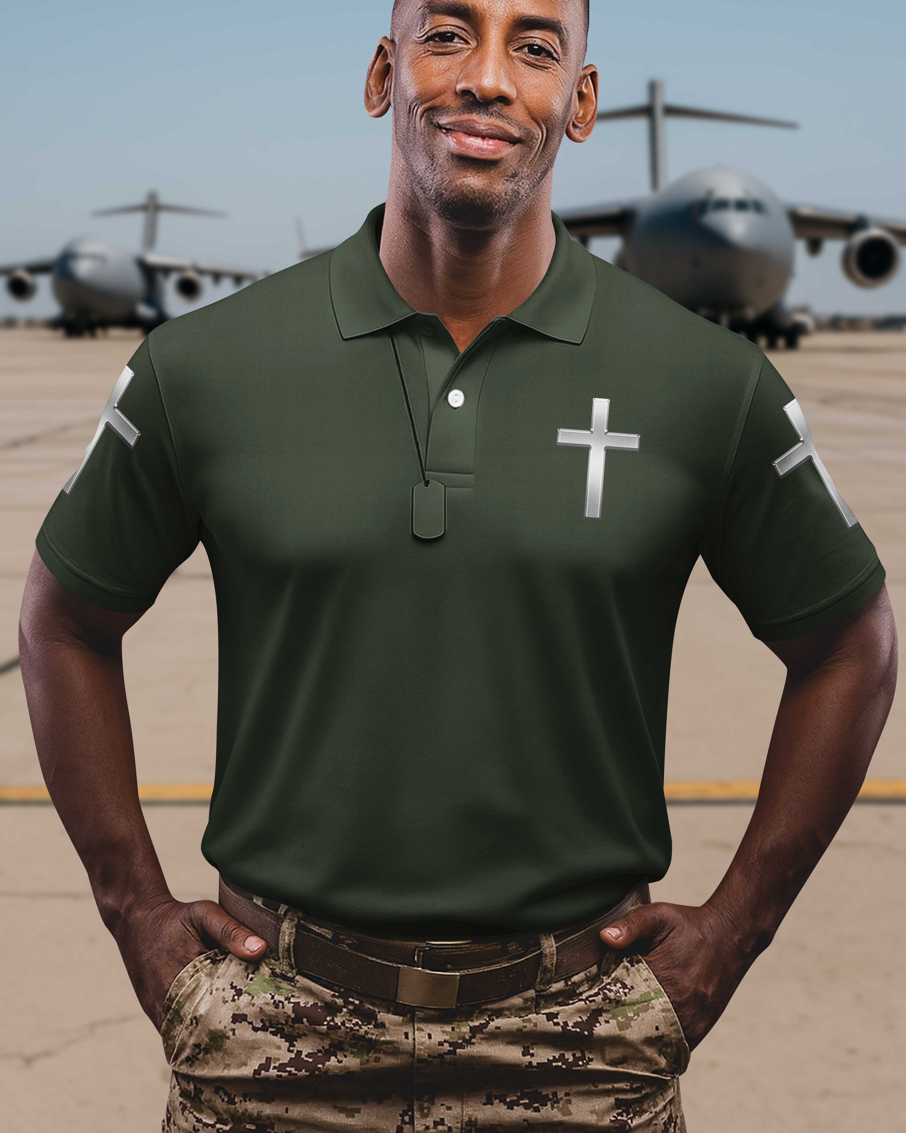 God Took The Strongest Marines And Made Them Warriors Of Christ Polo
