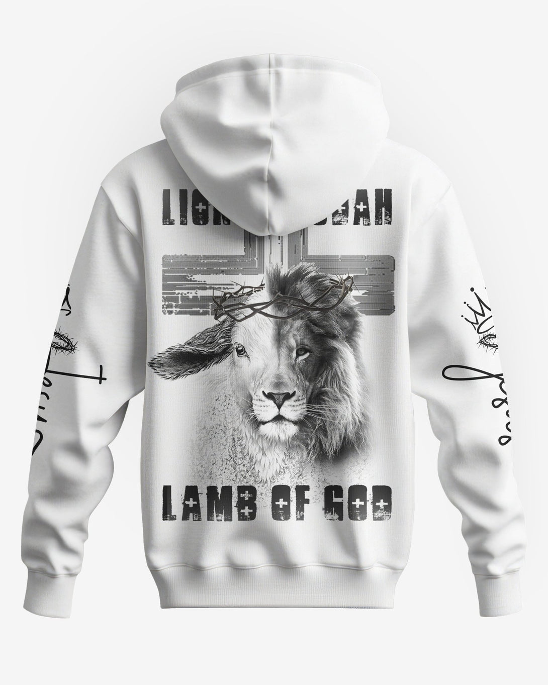 Lion Of Judah Lamb Of God All Over Print Zip Hoodie - Christ Color