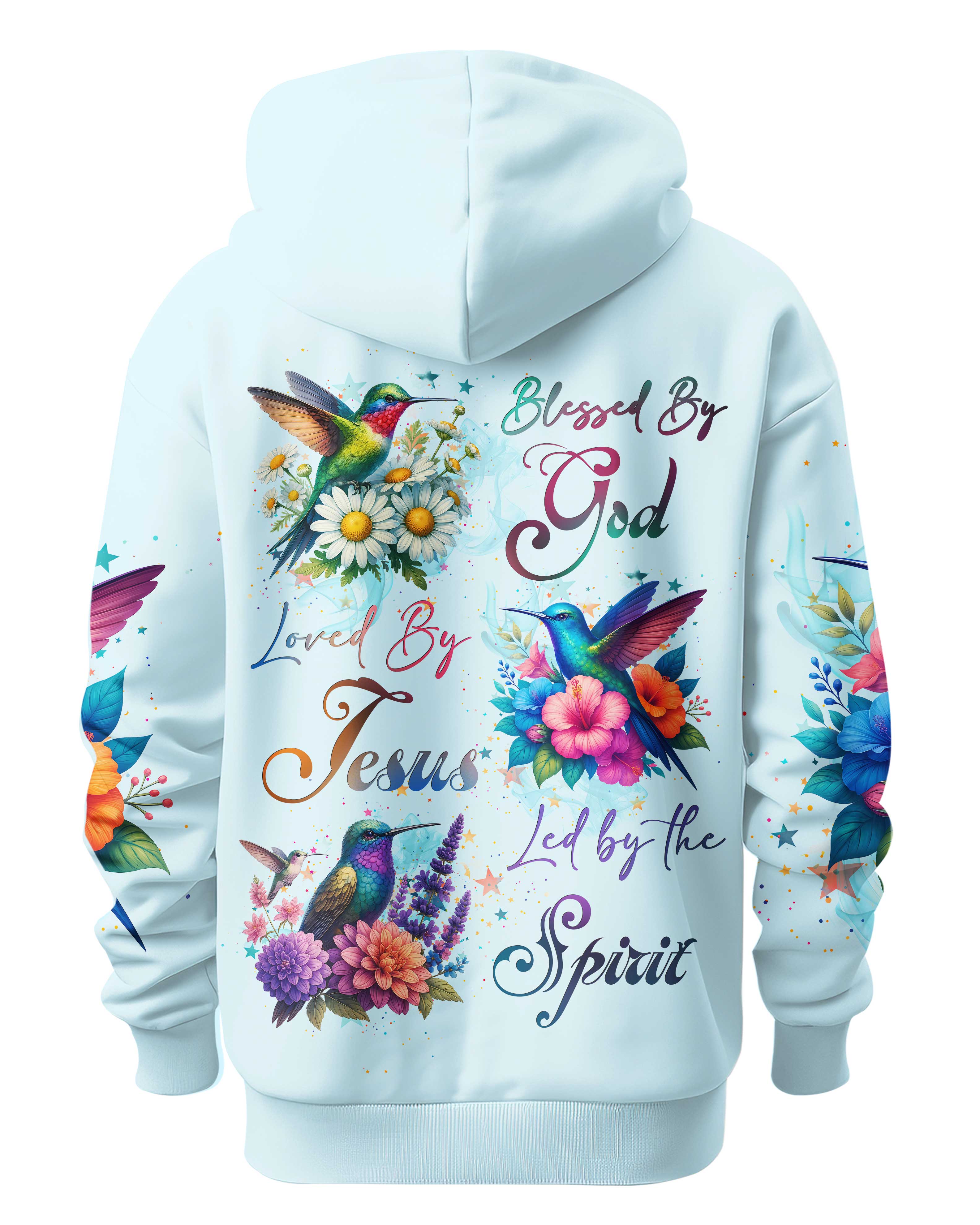 Blessed By God Loved By Jesus Led By The Spirit T-Shirt