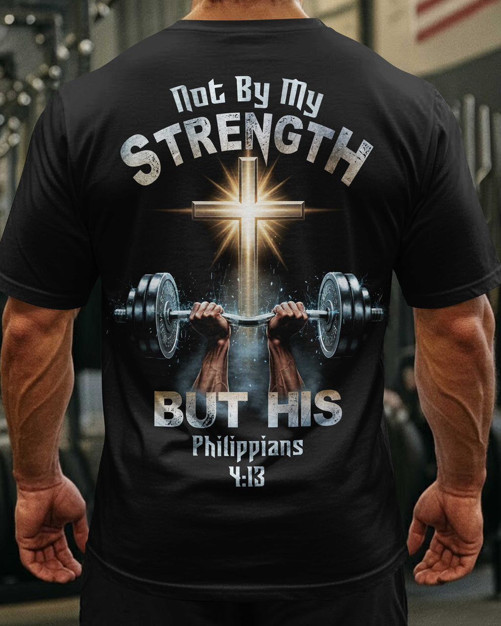 Not By My Strength But His All Over Print T-Shirt