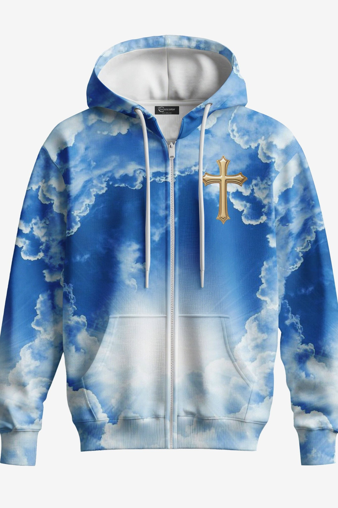 I Am The Way The Truth The Life All Over Print Zip Hoodie - Christ Color