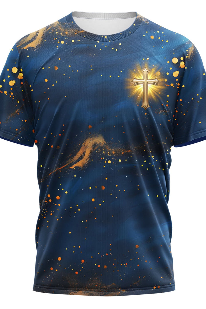 Faith Hope Love & Salvation All Over Print T-shirt - Christ Color