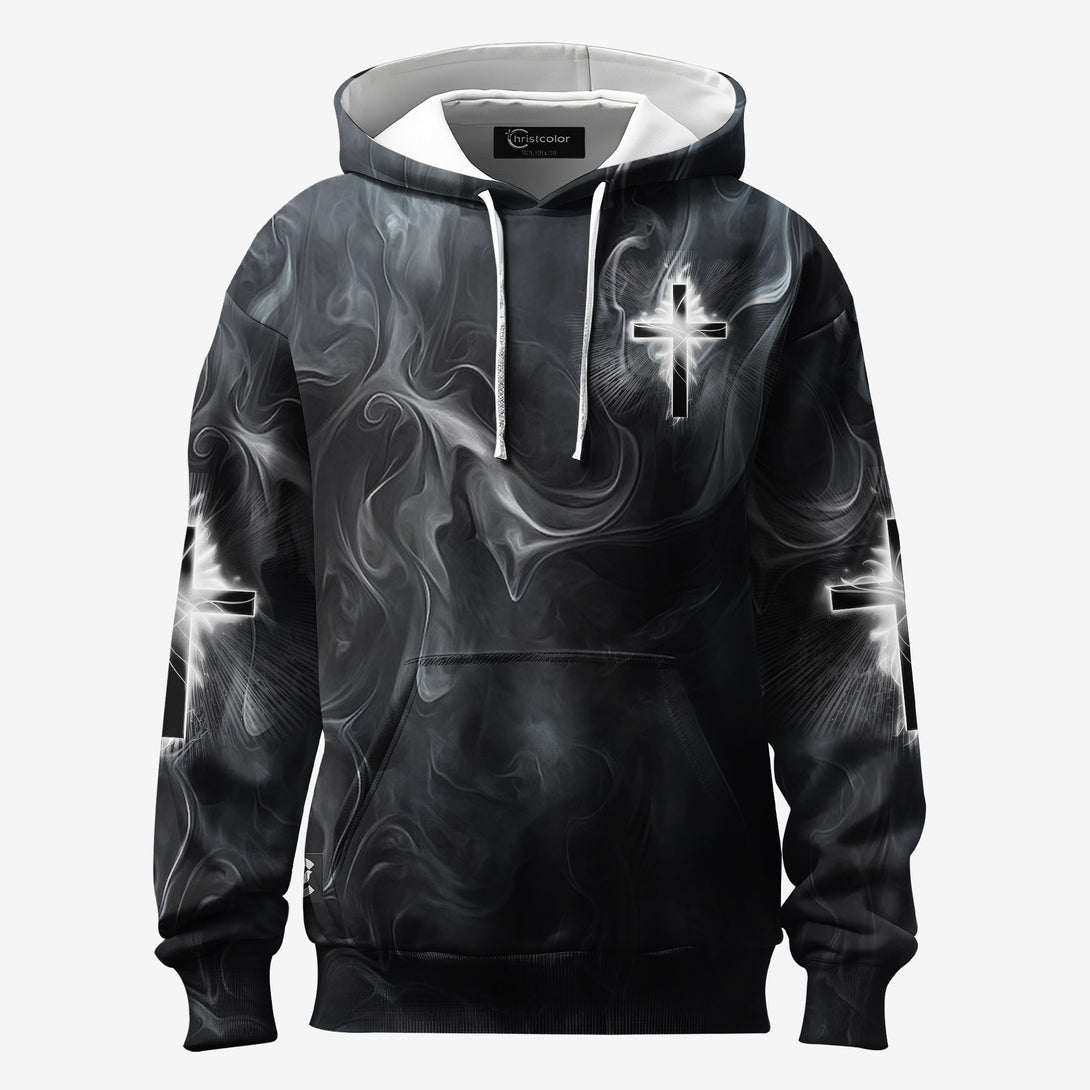 A Child Of God A Man Of Faith All Over Print Hoodie - Christ Color