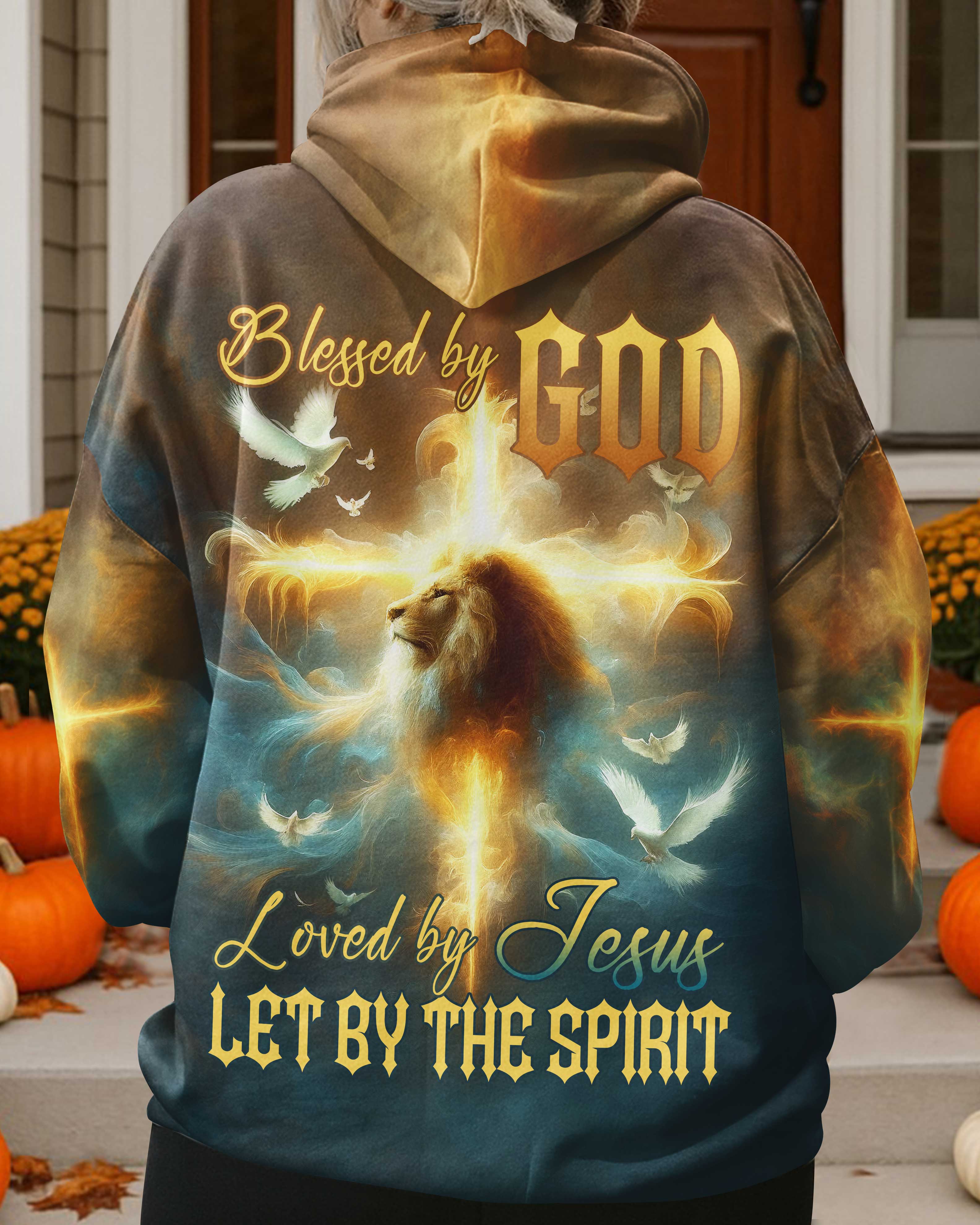Blessed By God Loved By Jesus Let By The Spirit T-Shirt