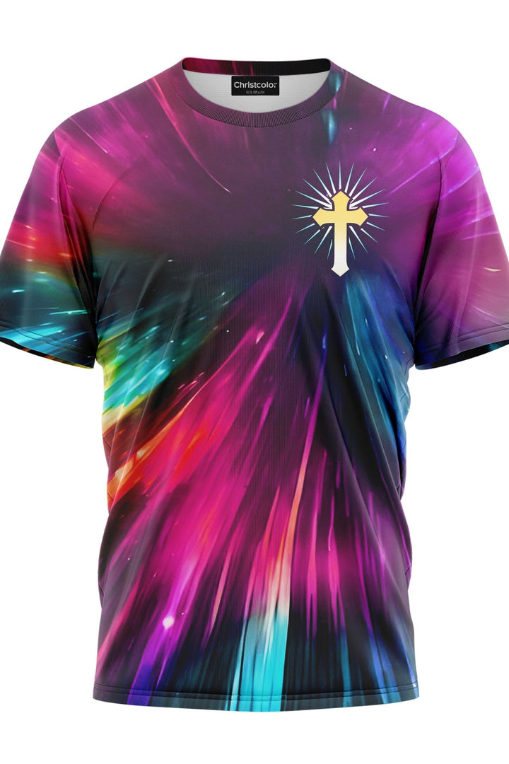 For God So Loved The World All Over Print T-shirt - Christ Color