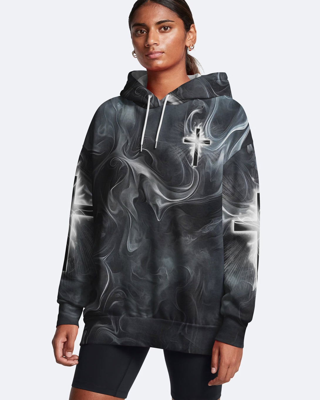 A Child Of God A Man Of Faith All Over Print Hoodie - Christ Color