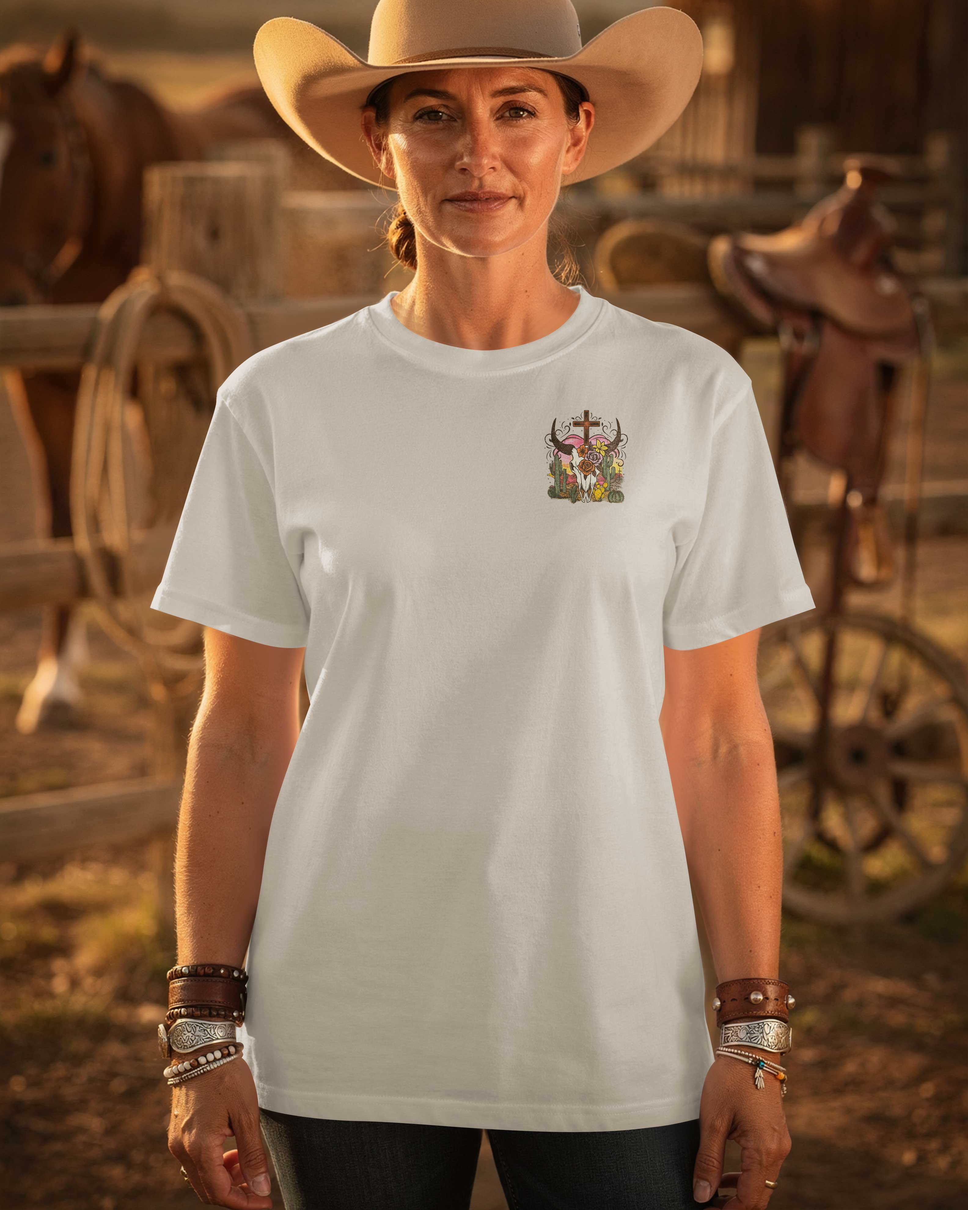 I Ride With Purpose Because Christ Guides My Way T-Shirt