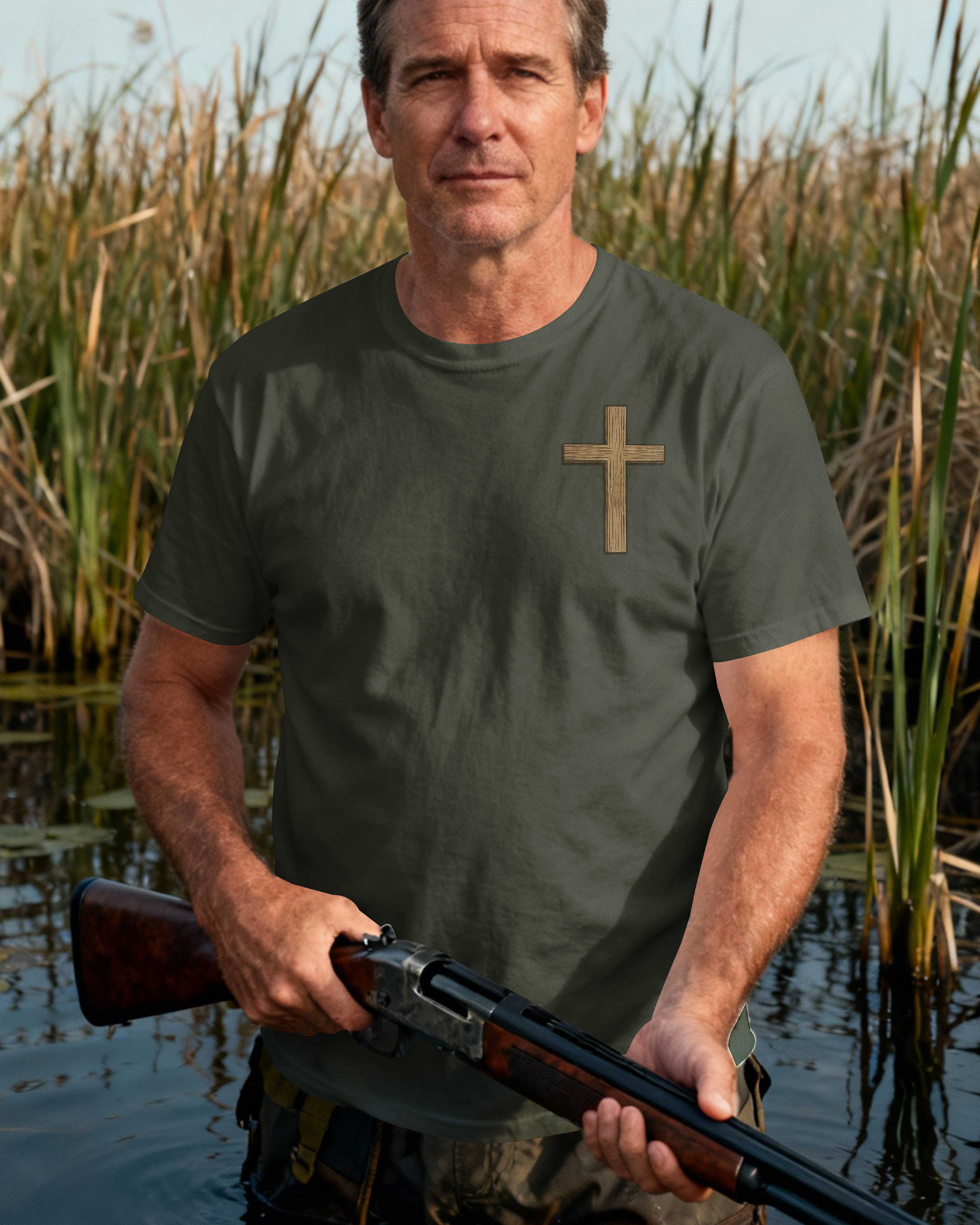 That's What I Do I Hunt Ducks And Believe In Jesus T-Shirt