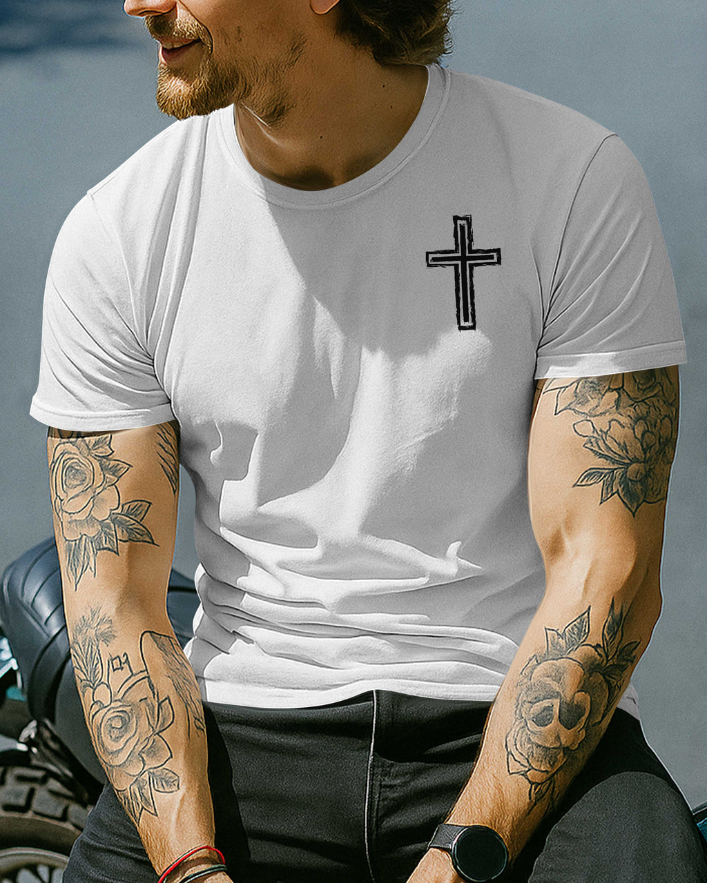 He Died For Our Sins Now He Rides For Our Souls T-Shirt