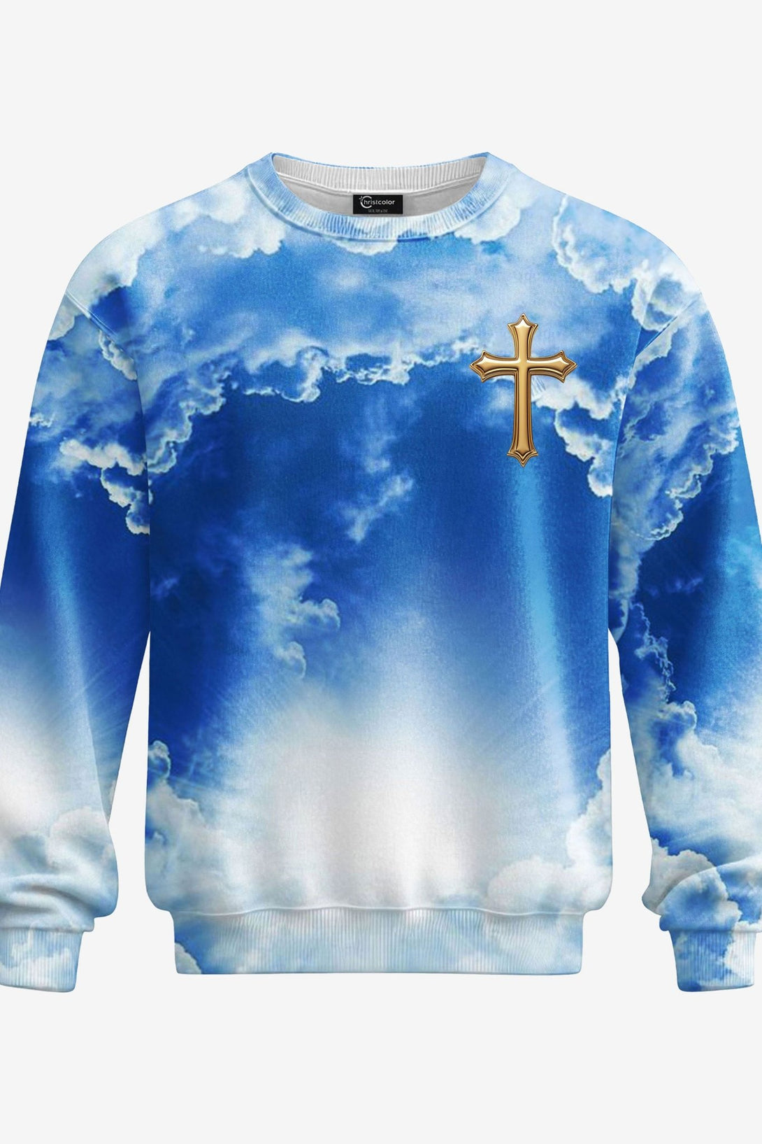 I Am The Way The Truth The Life All Over Print Sweater - Christ Color
