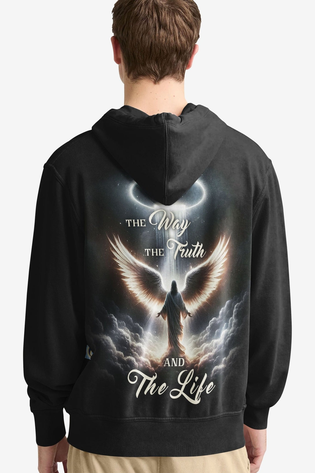 The Way The Truth And The Life All Over Print Hoodie - Christ Color