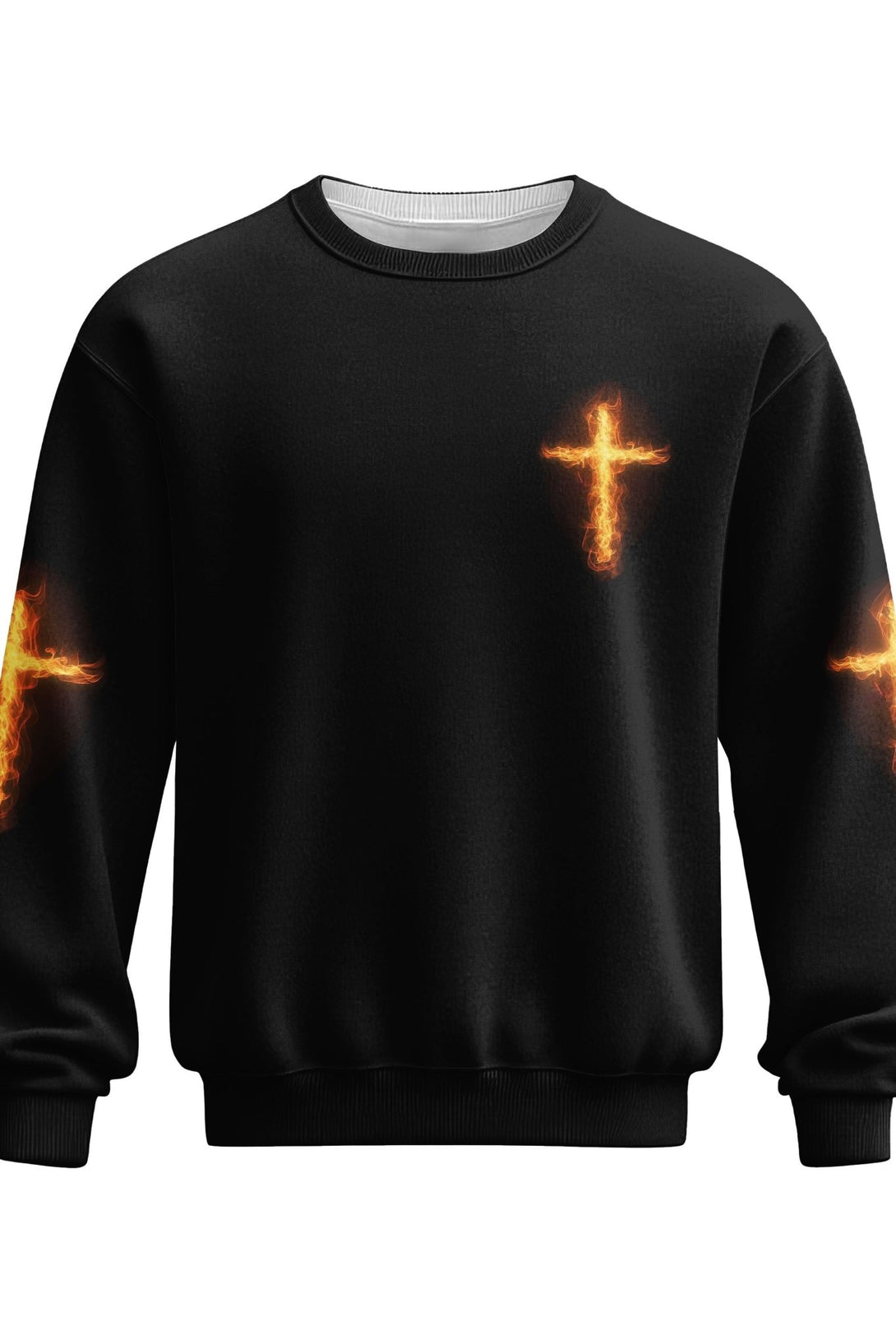 There's No Greater Love Than This All Over Print Sweater - Christ Color