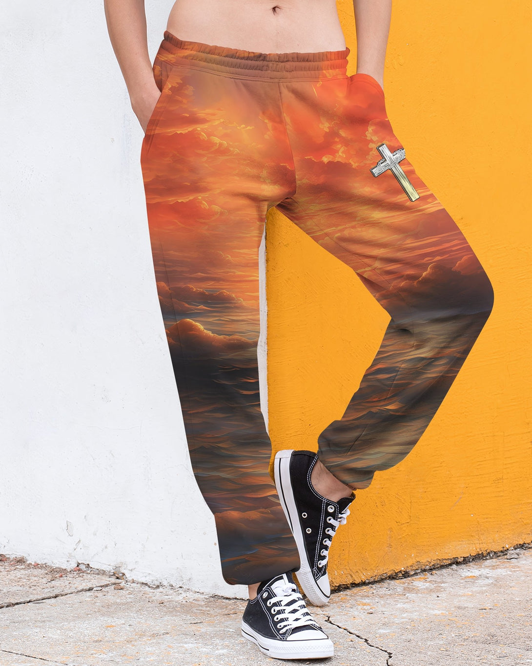 Trust In The Lord All Over Print Jogger Pants - Christ Color