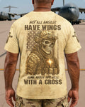Not All Angels Have Wings Some March Into Hell With A Cross T-Shirt