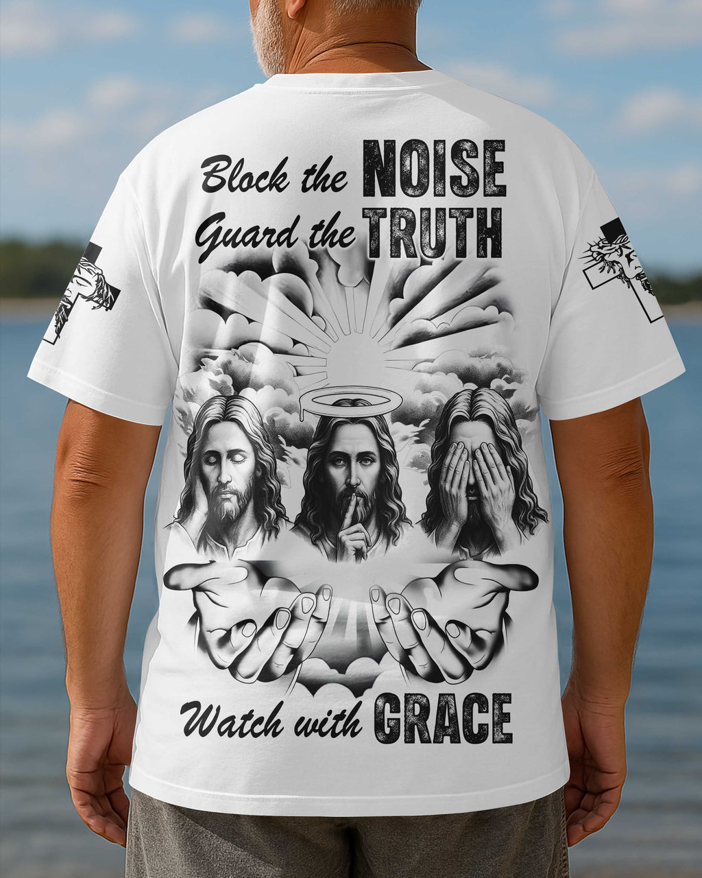 Block The Noise Guard The Truth Watch With Grace T-Shirt