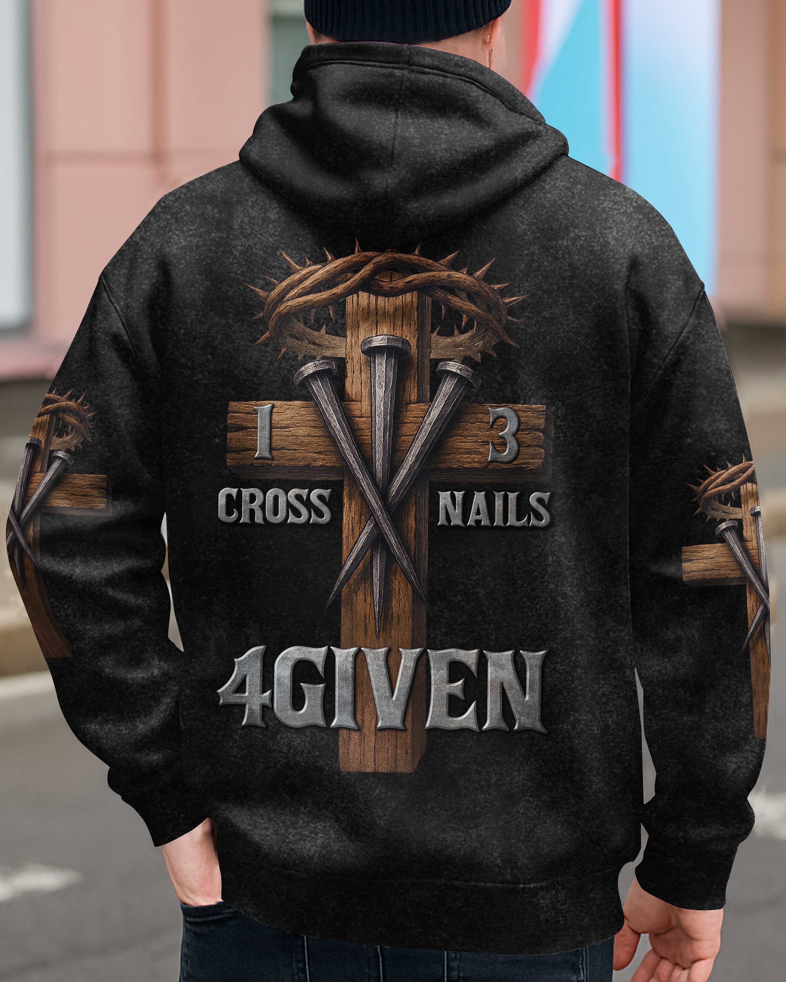 One Cross Three Nails Forgiven T-Shirts