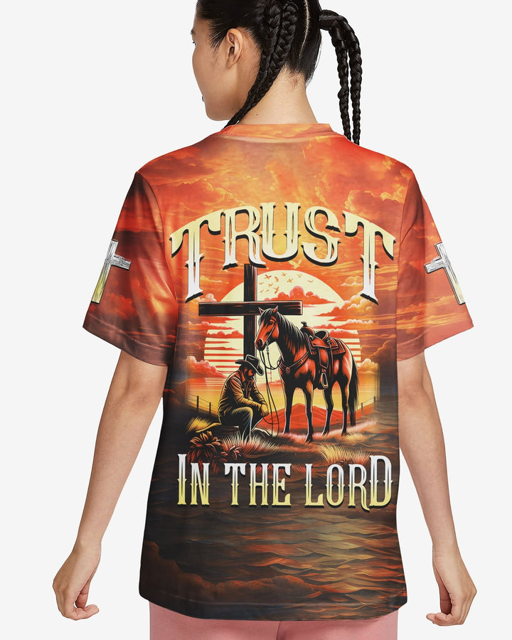 Trust In The Lord All Over Print T-shirt - Christ Color