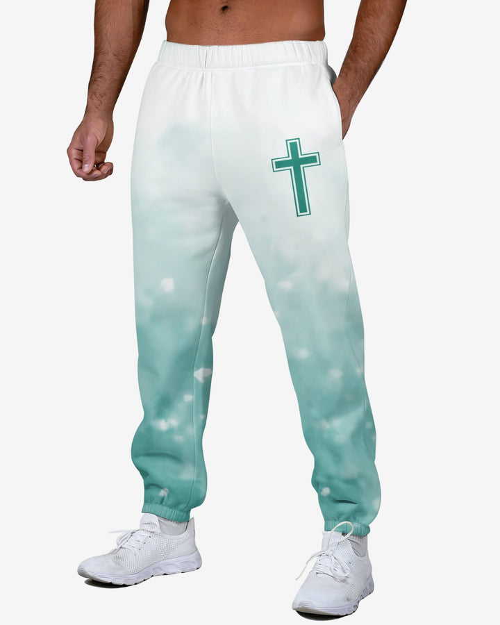 Jesus Is My Living Hope All Over Print Jogger Pants - Christ Color