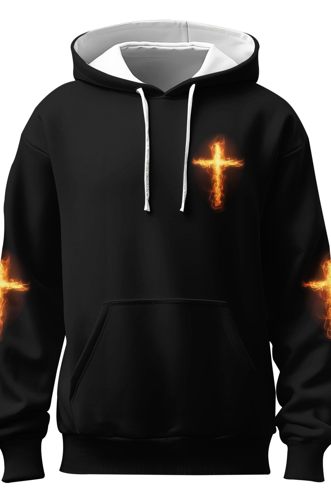There's No Greater Love Than This All Over Print Hoodie - Christ Color
