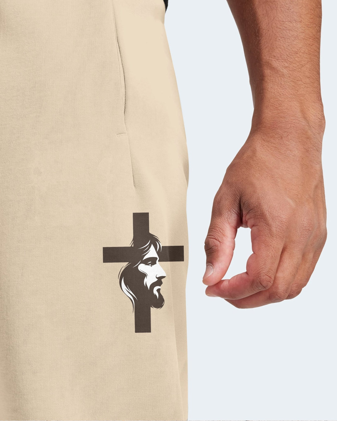 I Am His And He Is Mine All Over Print Jogger Pants - Christ Color