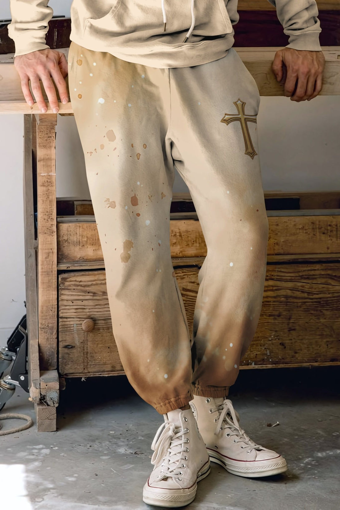 Behold The Lion Of The Tribe Of Judah Has Triumphed All Over Print Jogger Pants - Christ Color