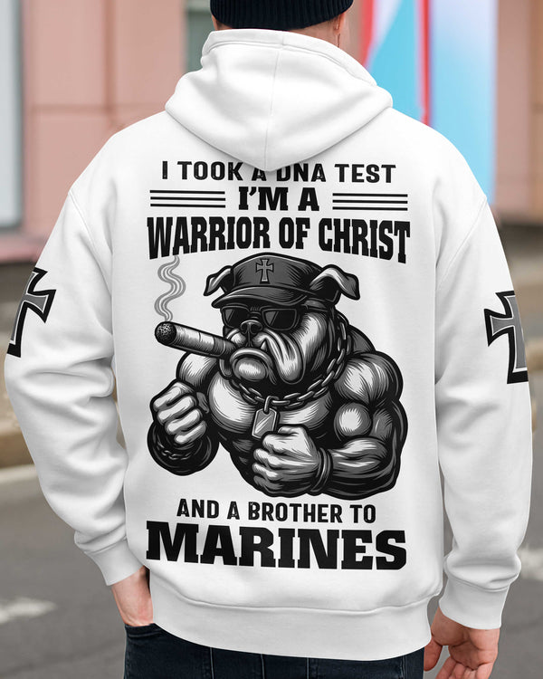 I Took A Dna Test I'm A Warrior Of Christ And A Brother To Marines Zip Hoodie