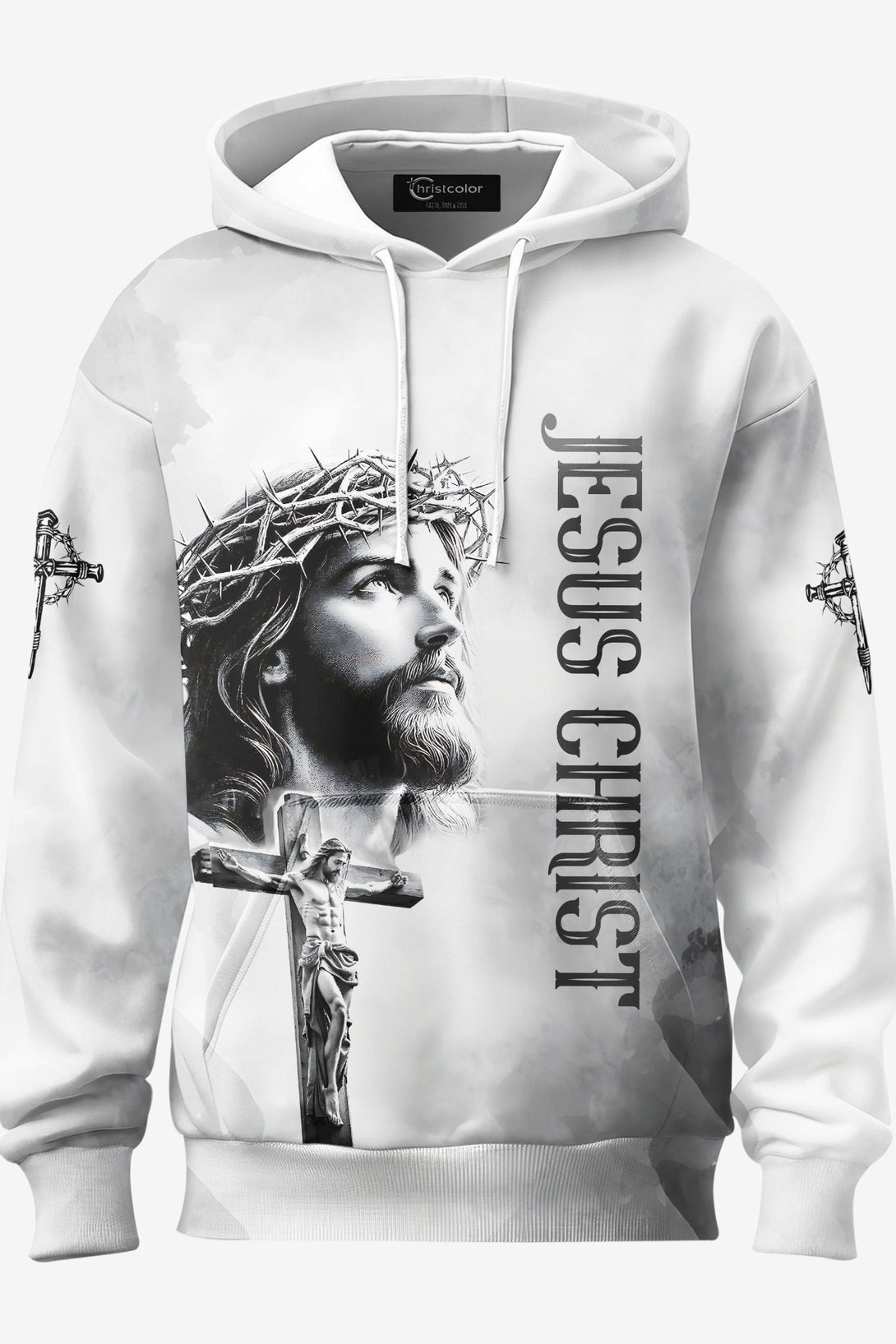 Yet He Chose Me All Over Print Hoodie - Christ Color