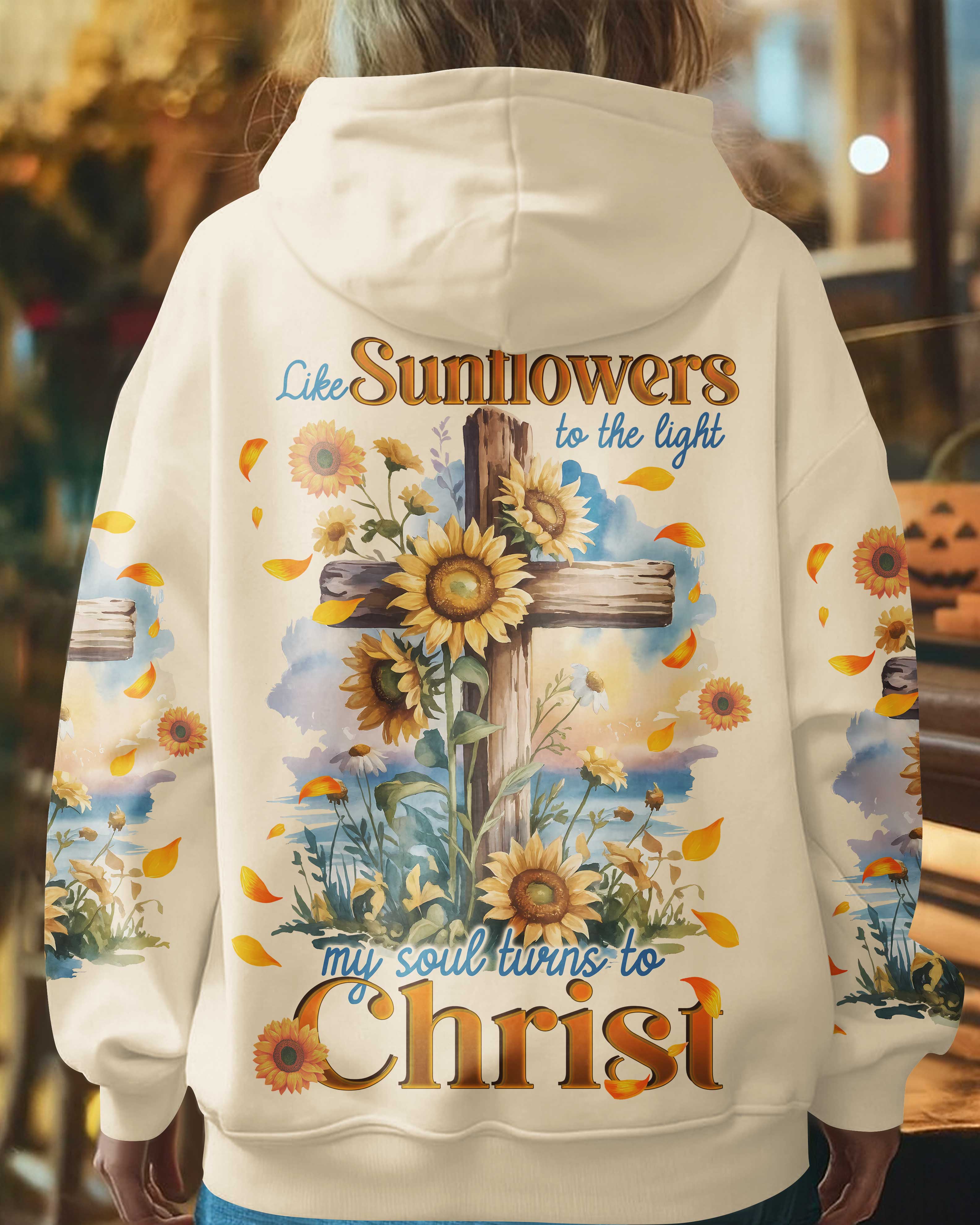 Like Sunflowers To The Light My Soul Turns To Christ T-Shirt