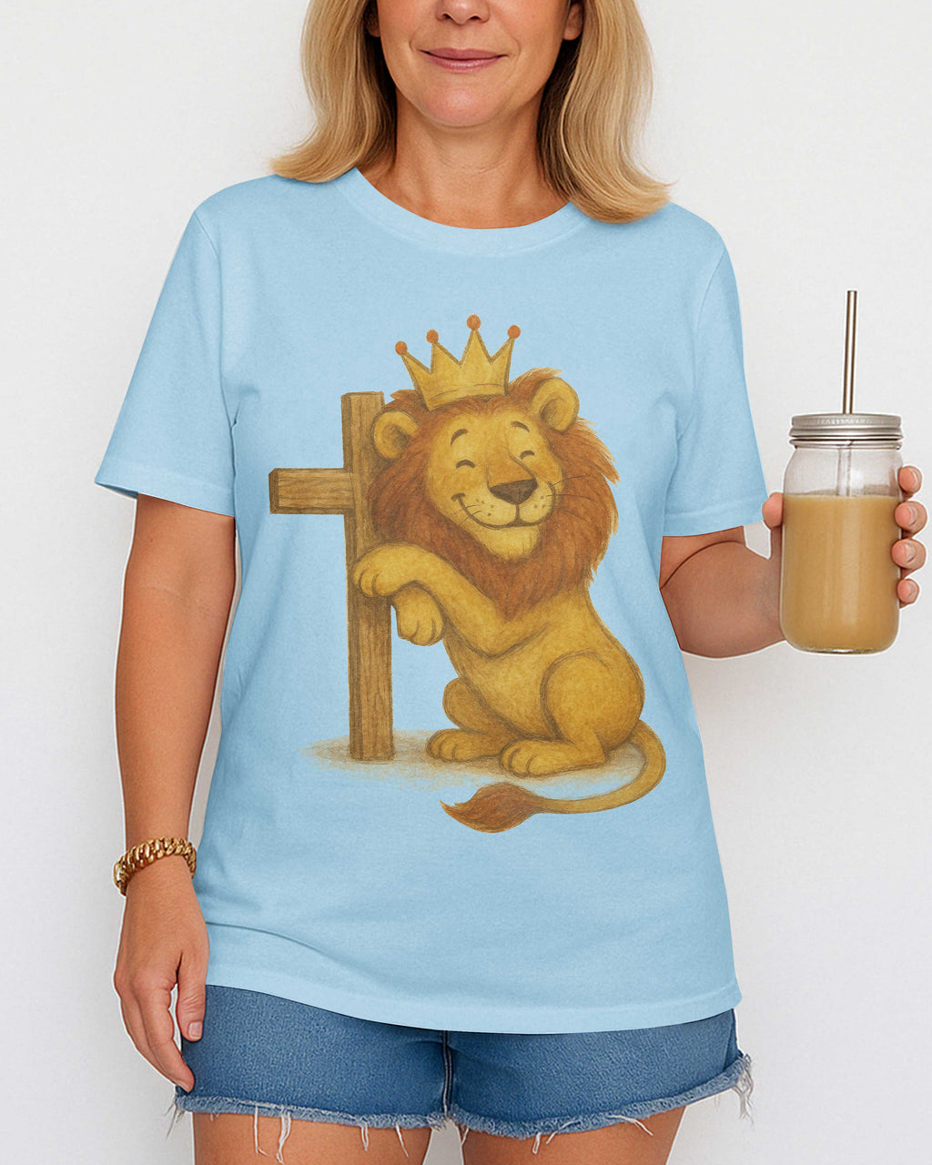 Watercolor Lion of Judah T-Shirt