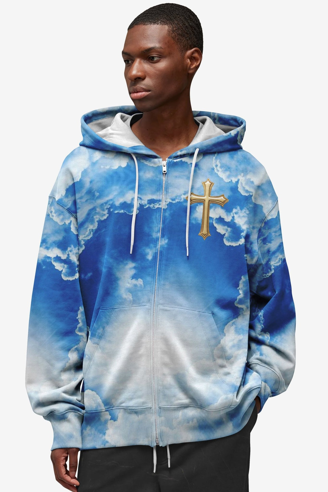 I Am The Way The Truth The Life All Over Print Zip Hoodie - Christ Color
