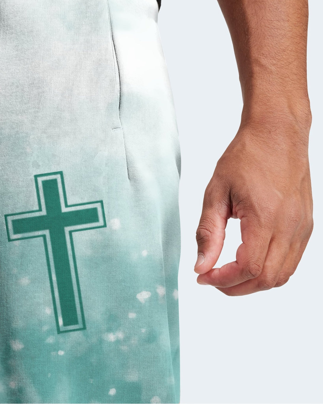 Jesus Is My Living Hope All Over Print Jogger Pants - Christ Color