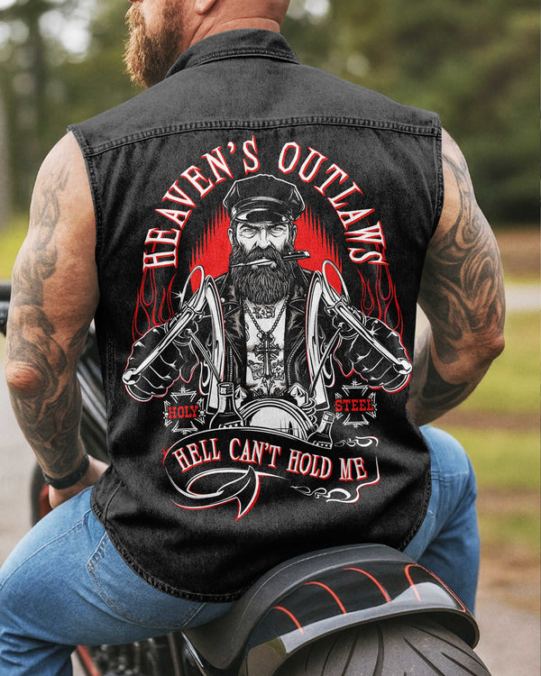 Heaven's Outlaws Sleevesless Denim Shirt