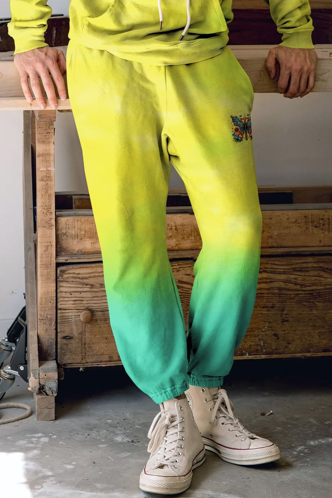 Faith Hope Love All Over Print Jogger Pants - Christ Color
