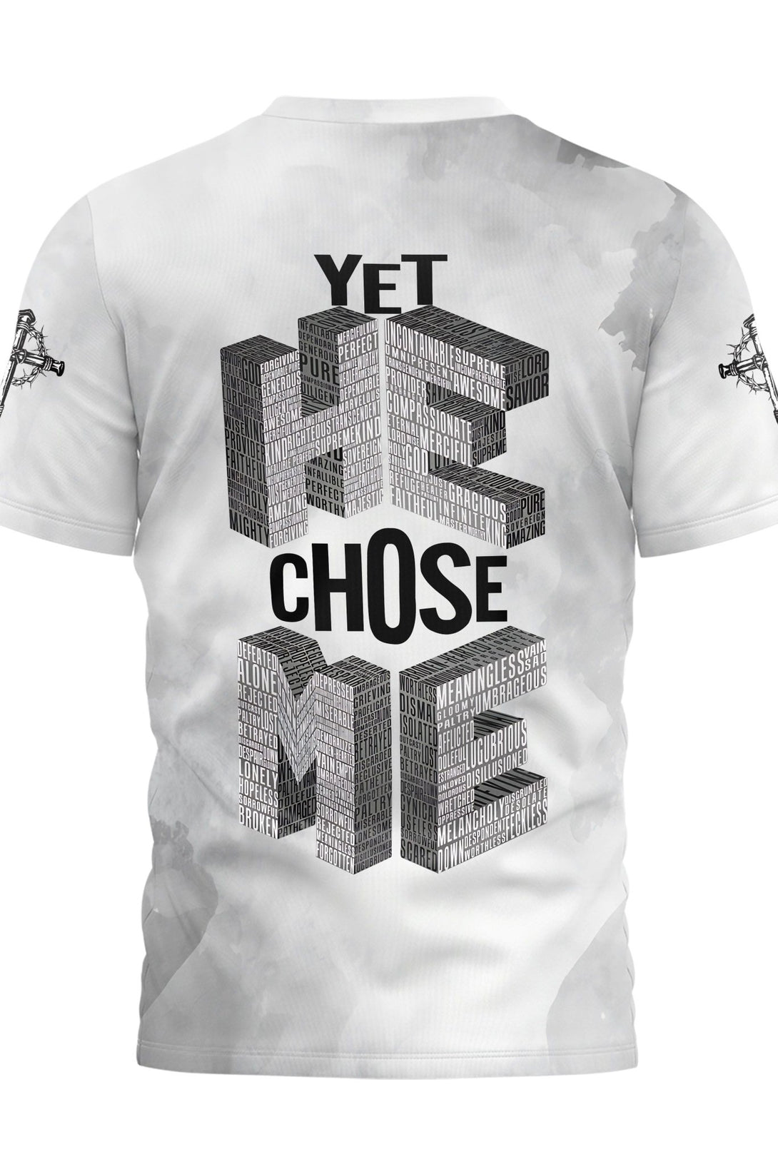 Yet He Chose Me All Over Print T-shirt - Christ Color