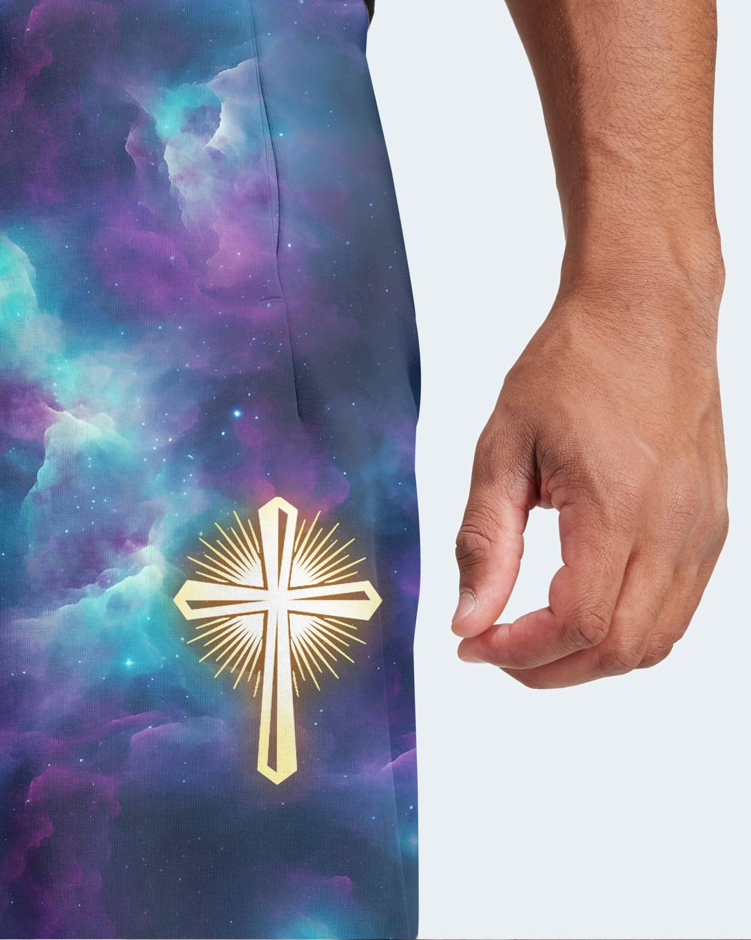 For We Walk By Faith Not By Sight All Over Print Jogger Pants - Christ Color