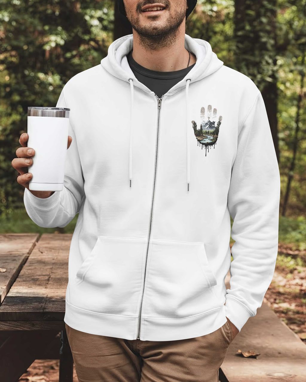 I'm A Hiker Of His Hills Zip Hoodie