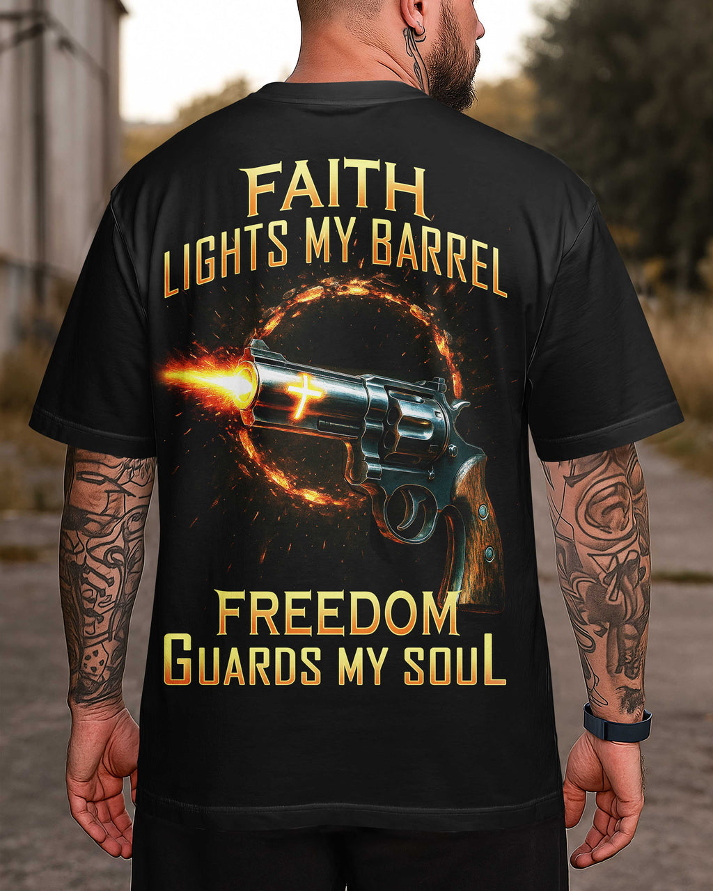 Faith Lights My Barrel T-Shirt