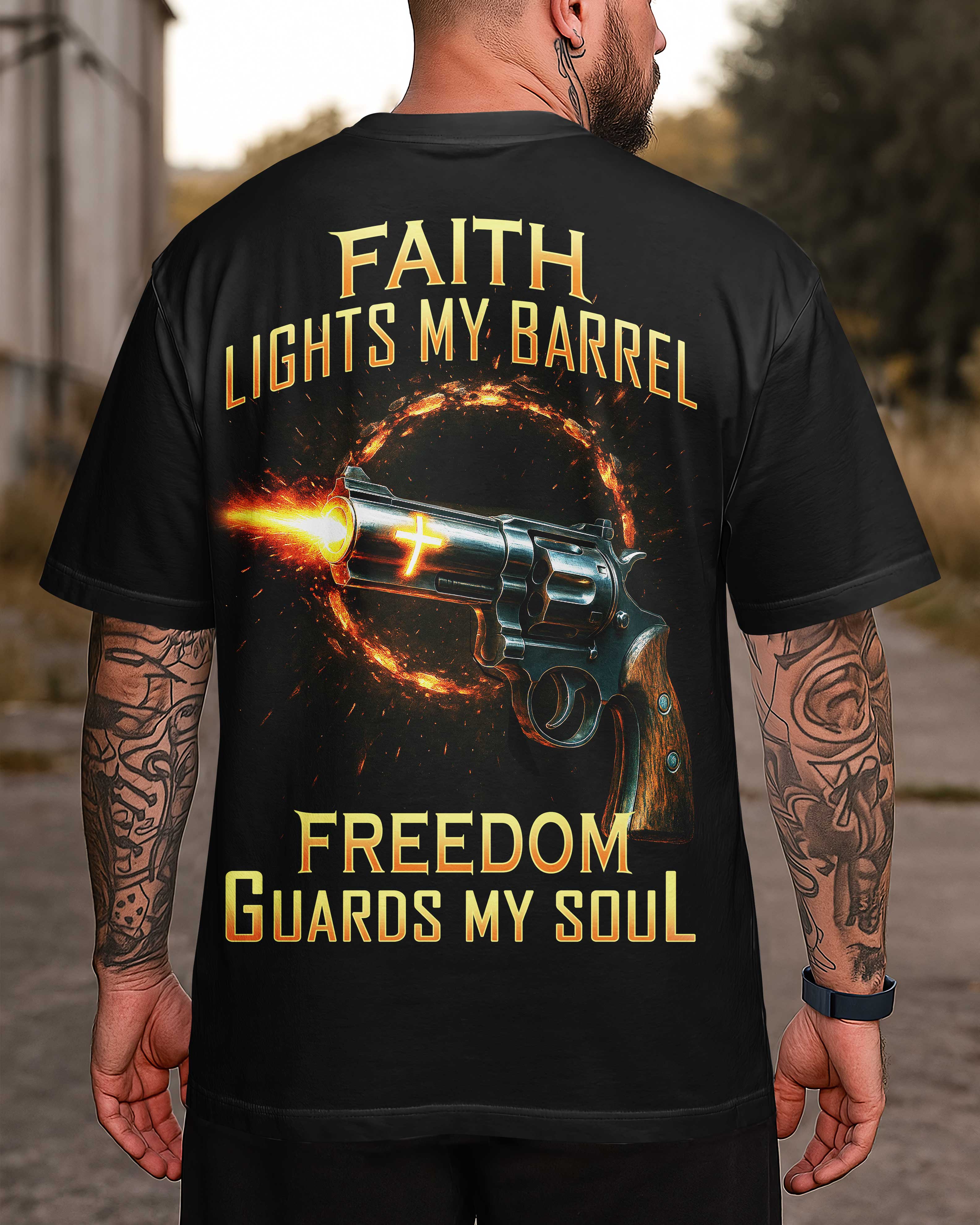 Faith Lights My Barrel T-Shirt