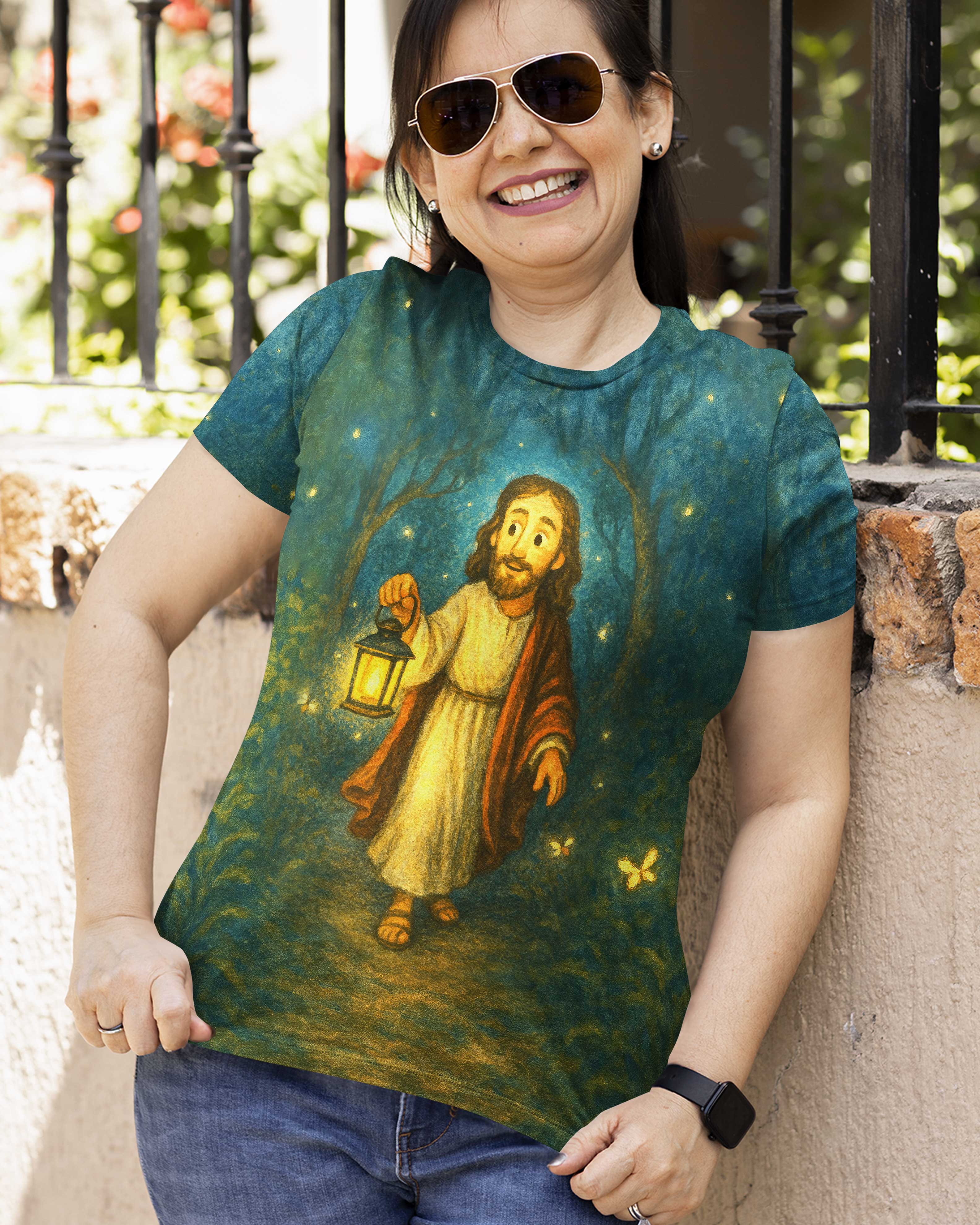 I Am The Light Of The World All Over Print T-Shirt