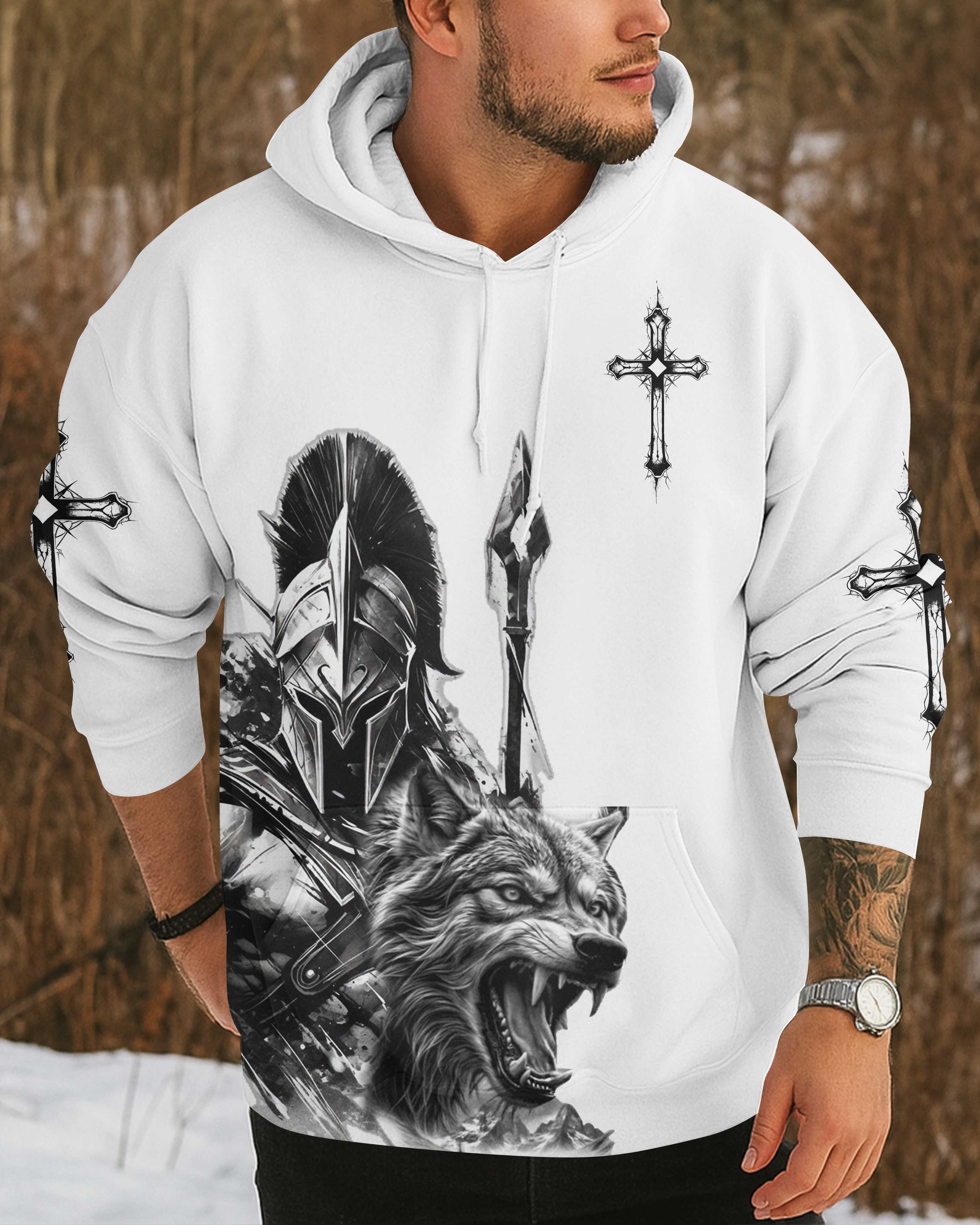 God's Warrior Does Not Fear The Wolves He Was Sent To Fight Them T-Shirt